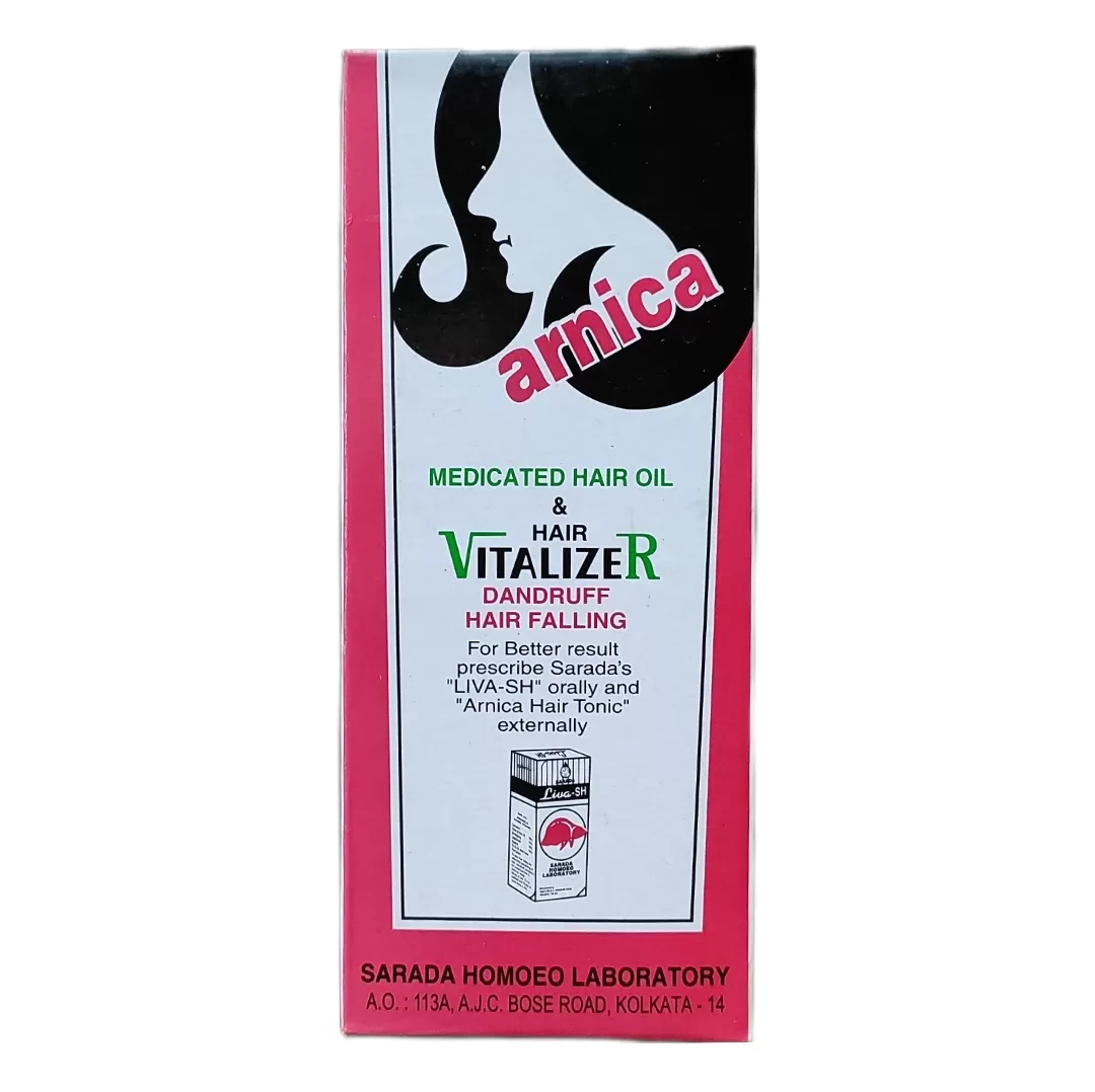 Arnica Hair Oil & Hair Vitalizer | Sarada arnica medicated hair oil and hair vitalizer