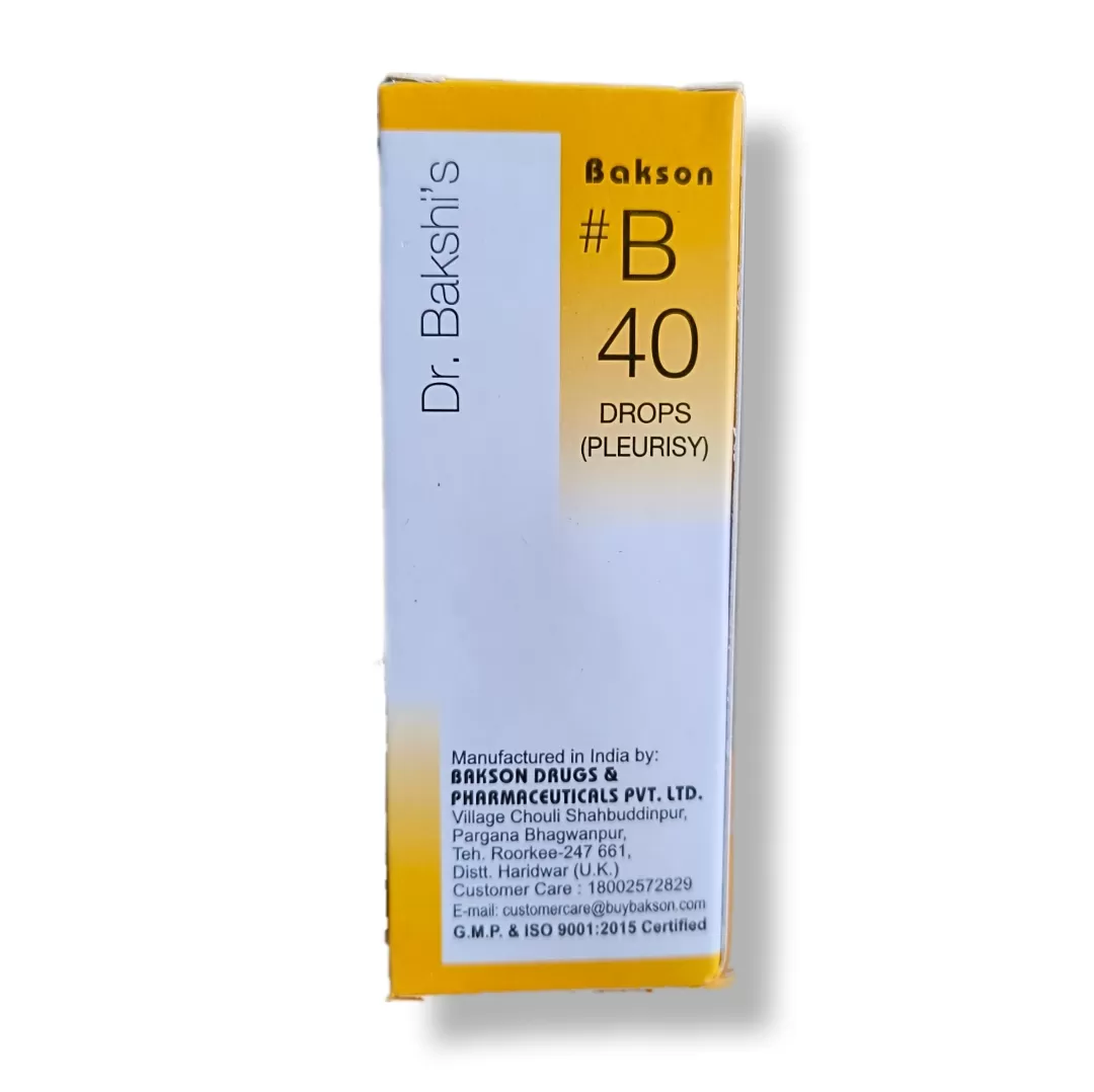 B 40 drops